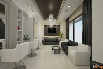 Interior design beauty salon in Monaco