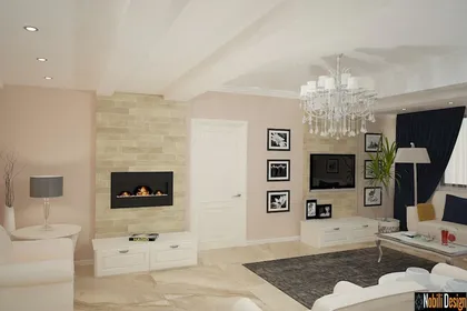 Interior design for a modern apartment in Marseille