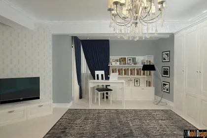 Interior design for a modern apartment in Marseille