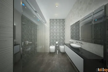 Interior design concept for a modern apartment in Marseille