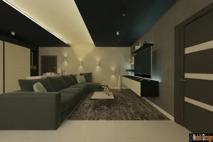 Interior design concept for a modern apartment in Marseille