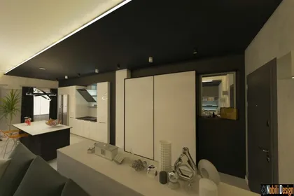 Interior design concept for a modern apartment in Marseille