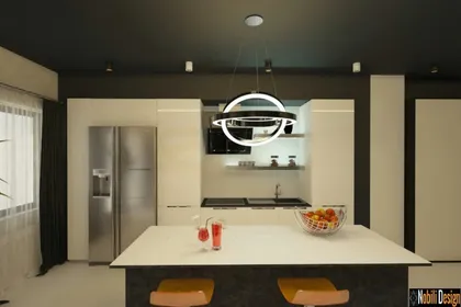 Interior design concept for a modern apartment in Marseille