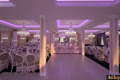 Interior design restaurant wedding project in Marseille