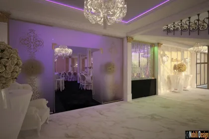Interior design restaurant wedding project in Marseille