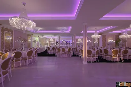 Interior design restaurant wedding project in Marseille