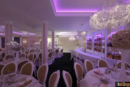 Interior design restaurant wedding project in Marseille