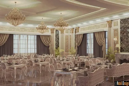 Interior design for a classic restaurant in Marseille