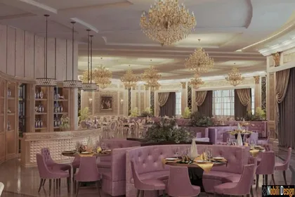 Interior design for a classic restaurant in Marseille