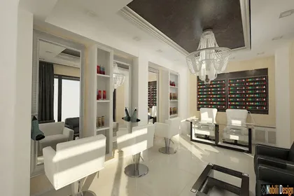 Beauty salon interior design concept in Marseille
