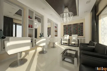 Beauty salon interior design concept in Marseille