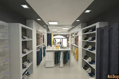 Interior design concept for a clothes shop in Marseille