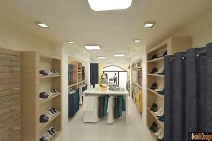 Interior design concept for a clothes shop in Marseille