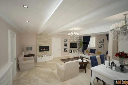 Interior design concept for a modern apartment in Manchester