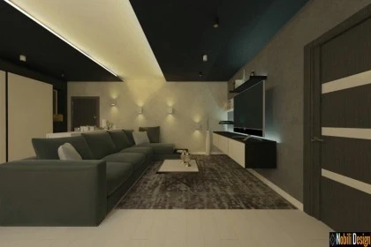 Interior design concept modern apartment in Manchester