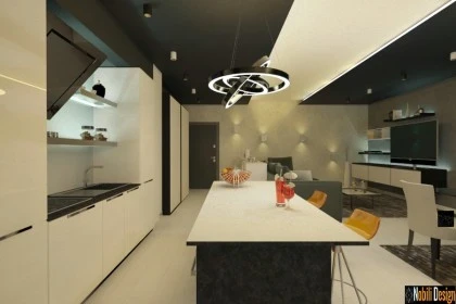 Interior design concept modern apartment in Manchester