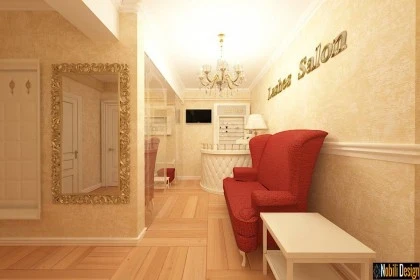 Beauty salon interior design project in Manchester