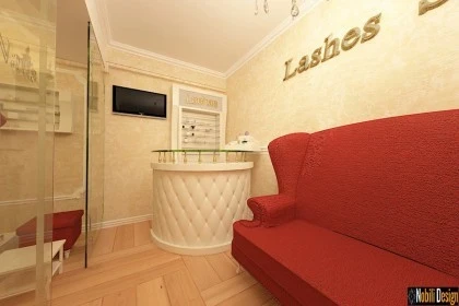 Beauty salon interior design project in Manchester