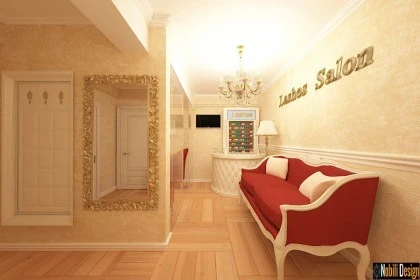 Beauty salon interior design project in Manchester