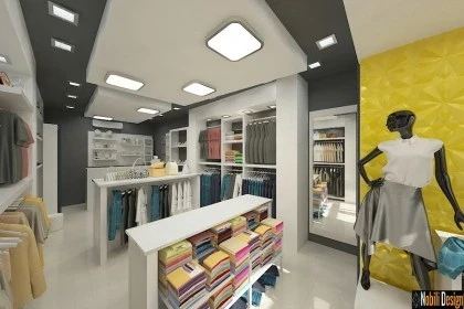 Interior design concept for a clothes shop in Manchester