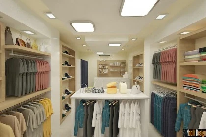 Interior design concept for a clothes shop in Manchester