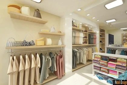 Interior design concept for a clothes shop in Manchester