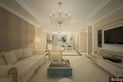 Luxury classic interior design apartment project 