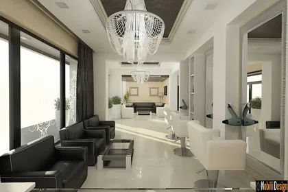Interior design beauty salon project in Liverpool