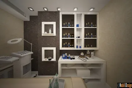 Interior design beauty salon project in Liverpool