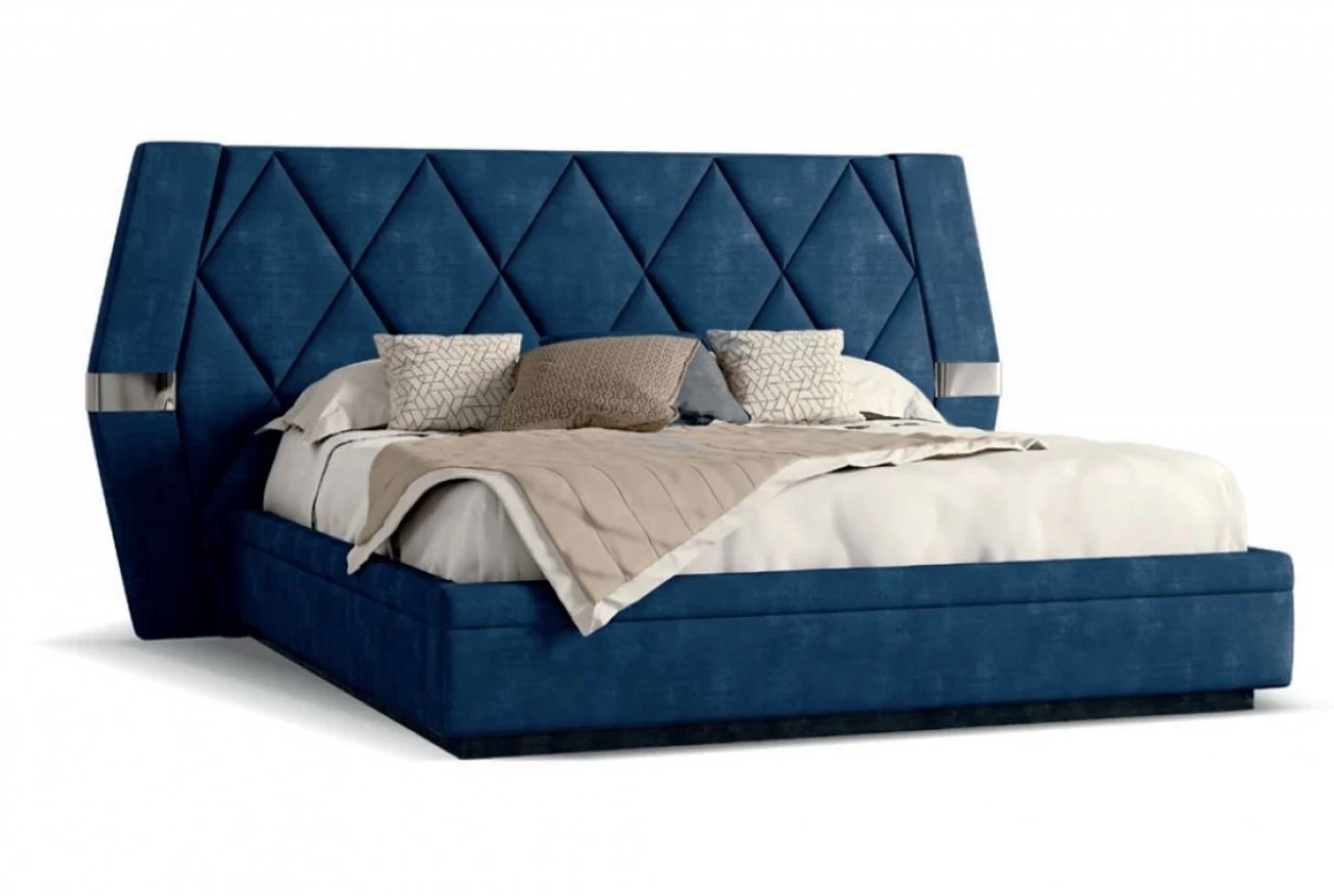 Ellipse Upholstered Bed, image 3 of 8, Italian bedroom furniture by Francesco Pasi