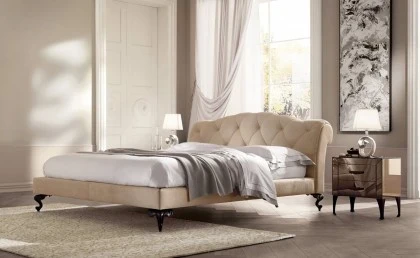 Upholstered bed George. Dim 180 x 245 x 110 cm 31 h. Price  6.800 euros