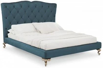 Upholstered bed George. Dim cm 240 x 226 x 144 cm 31 h. Price  8.600 euros