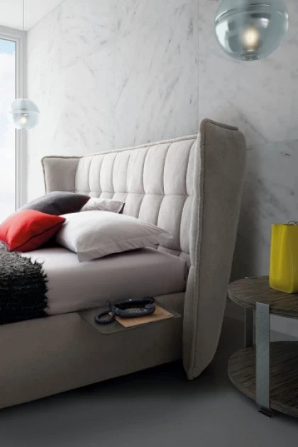 Modern upholstered bed Aspen collection 03