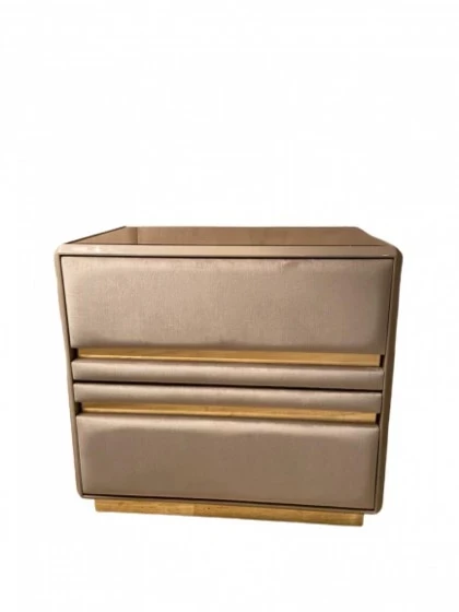 High End 2 Drawers Luxury Bedside Table - Gattopardo-€2.423