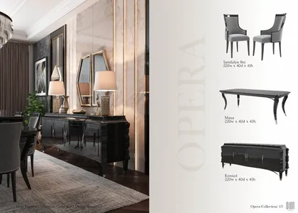 Opera collection dining room furniture set
