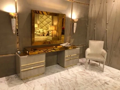 High End 4 Drawer Luxury Dressing Table - Gattopardo 03