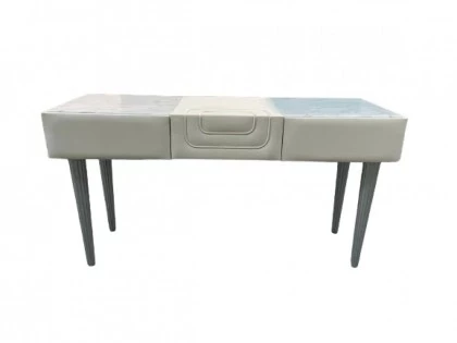 Exclusive Suede and Marble Top Dressing Table - Tuscany 03