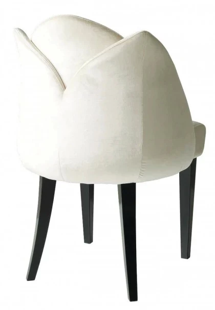 High End Luxury Modern Velvet Flower Dining Chair - Lotus