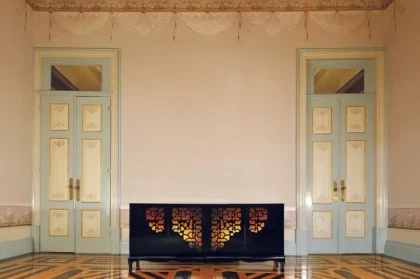 Exquisite luxury Beijing sideboard offering a blend of contemporary Italian style and functional premium storage.