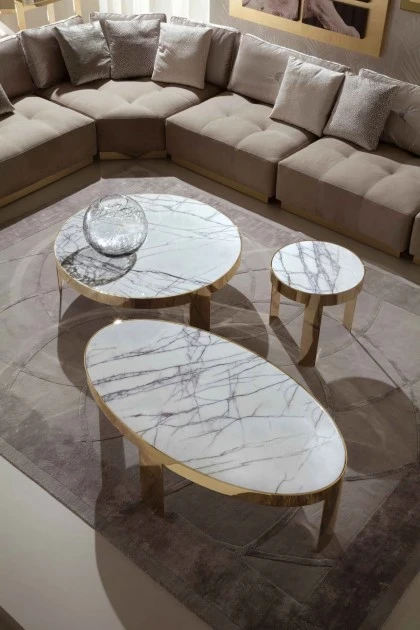 INFINITY OVAL COCKTAIL TABLE