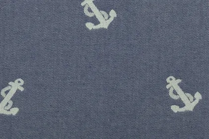 Cotton fabric for restaurant table linen Navy Azul 2