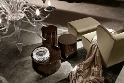 VOGUE ROUND LOW LAMP TABLE