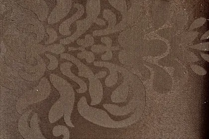 Damask textile fabric for tabletcloths restaurant Retro Chocolate 43