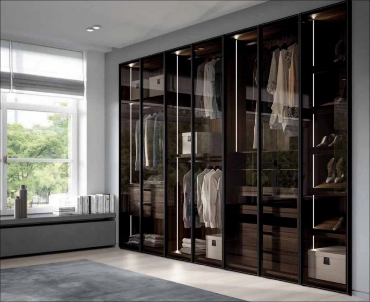 Emotion Up Wardrobes, image 2 of 8, Dall'Agnese Italian bedroom set