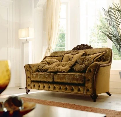 Sofa detail upholstered