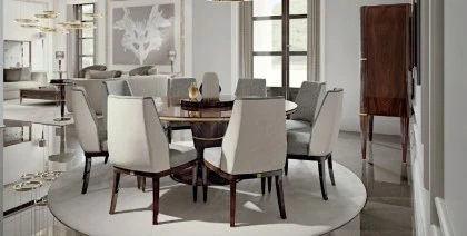 Elipse - Round Table with Sidechairs
