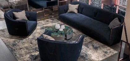 Excence Fixed Sofa with Armchairs