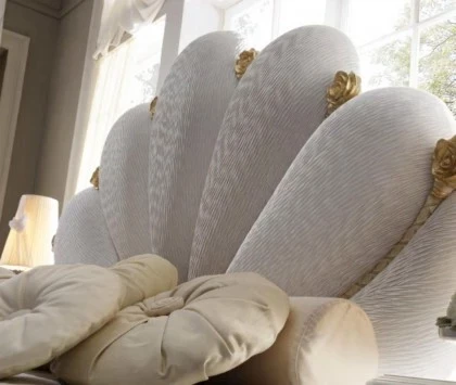Elegant classic Italian bedroom furniture with pure lines and contemporary design for a luxurious home interior