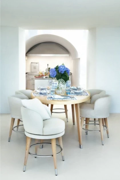 FABRIZIO bar table, ISIDORO bar chair