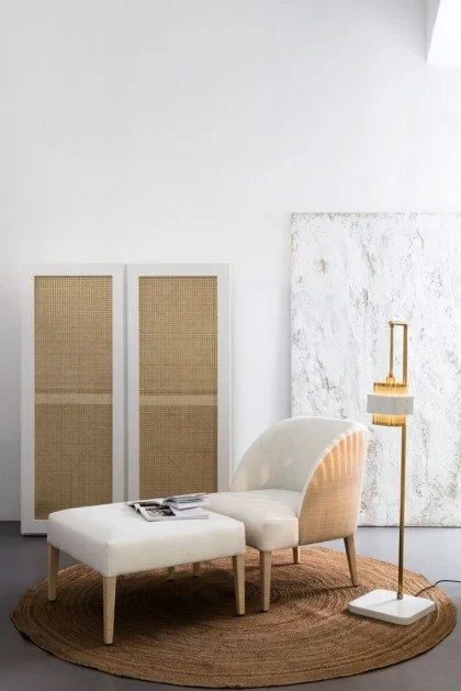 COLETTE armchair and pouf